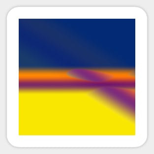 orange violet yellow blue texture design Sticker